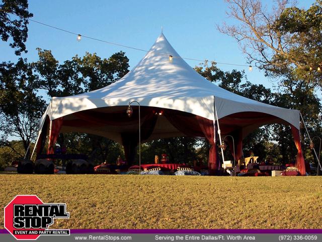 Rental store for 40 foot hexagon marquee tent in STOREAREA2