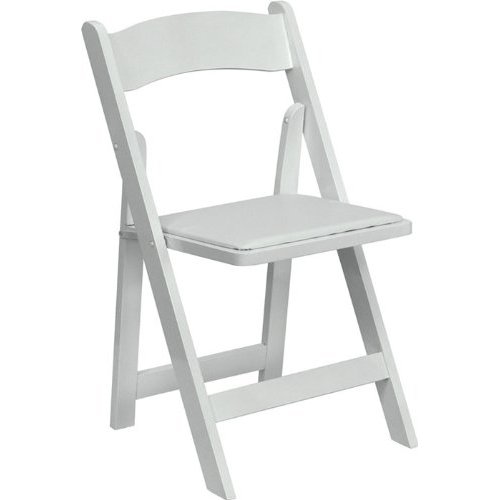 Rental store for white garden padded chair in STOREAREA2